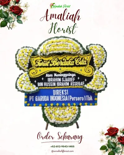 Papan Bunga Duka di Sosromenduran